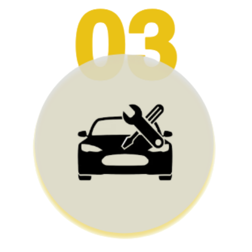 Step 3 of Proformance auto repair process diagram